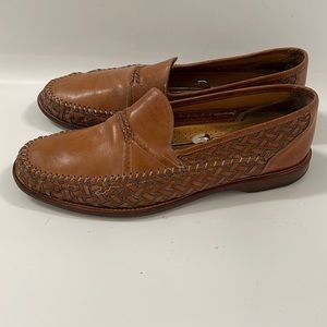 Mezlan brown leather loafers size 10.5